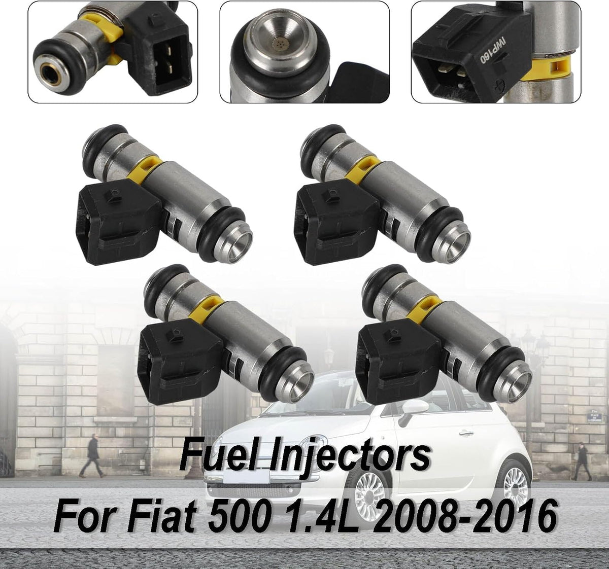 ya 14 9.20 zhengce 4PCS Fuel Injectors IWP160 for Fiat Punto 500 Doblo Qubo for KA U1-1