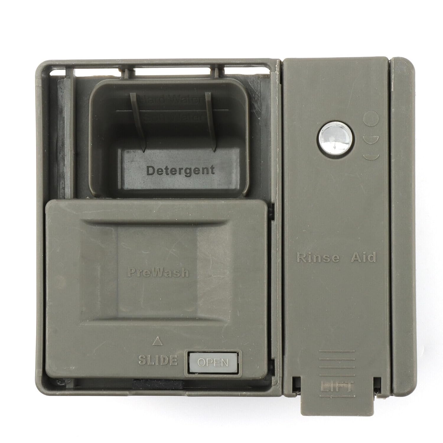 ya 3 8.24 baidi W10861000 Fits Whirlpool Kitchenaid Dishwasher Detergent Dispenser WDTA50SAHZ0