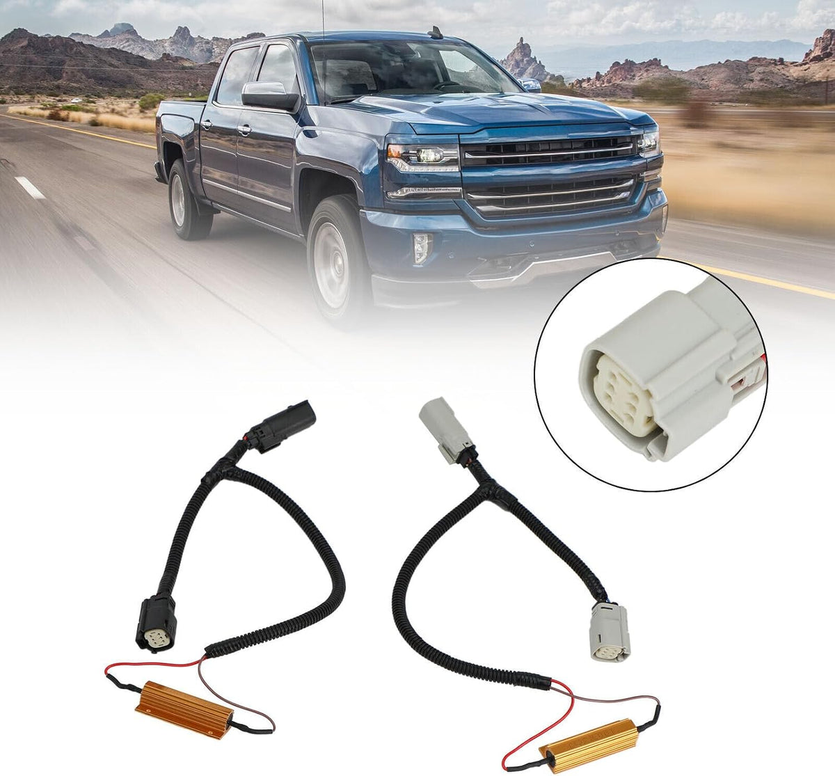 ya 10 9.16 zhengce Tail light LED Conversion Harness PNP For Silverado LTZ / for Sierra Denali