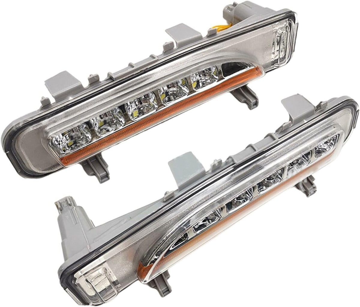 ya 4 8.8 for Ford Edge 2009-2014 Daytime Running Fog Light with Turn Signal Light LED DRL