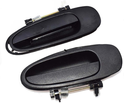 ya 5 8.10 A Pair of Left and Right Rear Black Door Handles Suitable for Toyota for Corolla 1993-1997