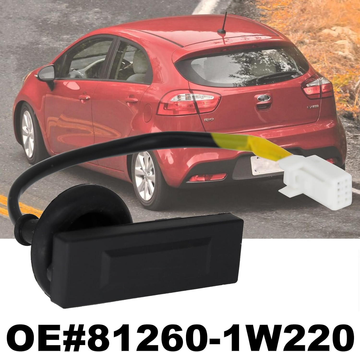 ya 7 8.24 baidi for Kia Rio Pride 2012-2017 Car Rear Tunk Lid Lock Handle Switch OE# 81260-1W220