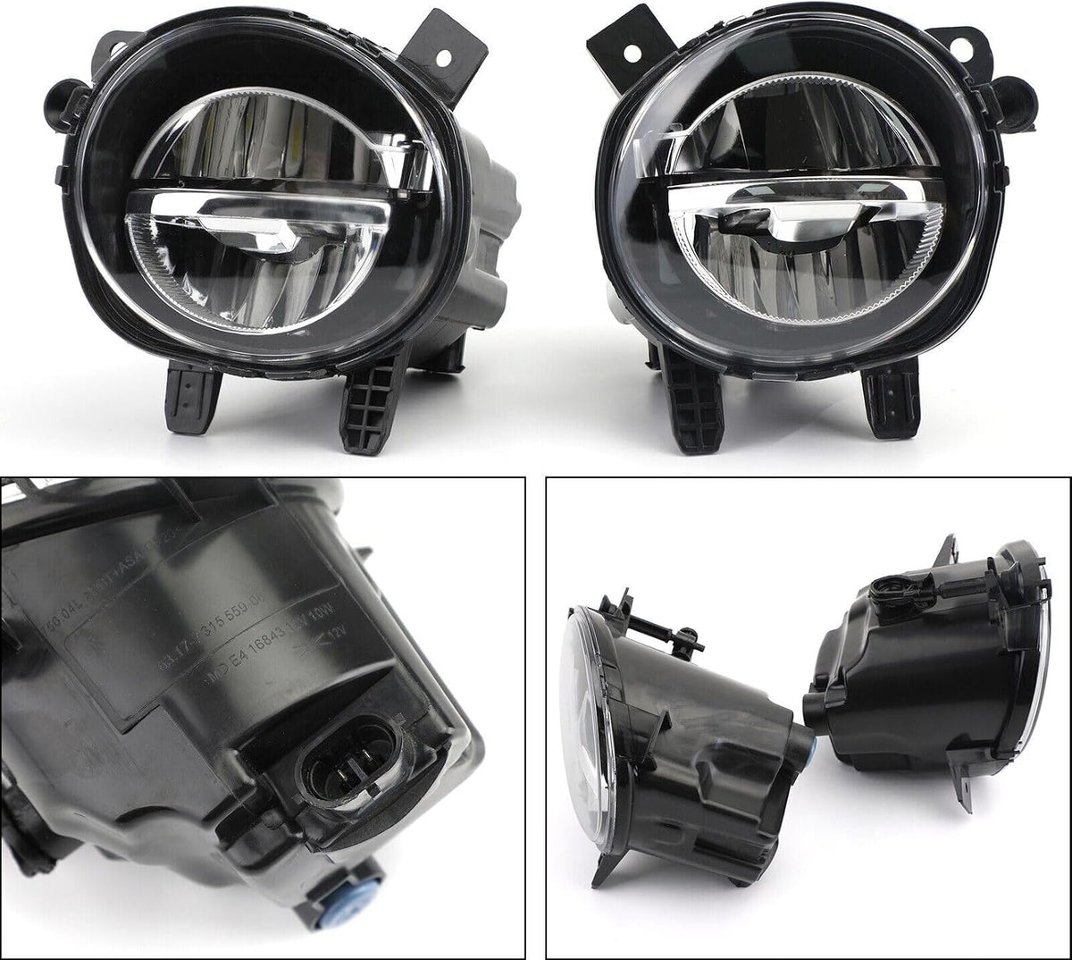 ya 10 9.16 zhengce Pair LED Fog Lamp Light For 3 F30 F35 2012 - 2018 63177315559 560 U1