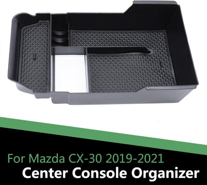ya 4 8.24 baidi for Mazda CX-30 CX30 2019-2021 Center Console Organizer Armrest Storage Box Tray