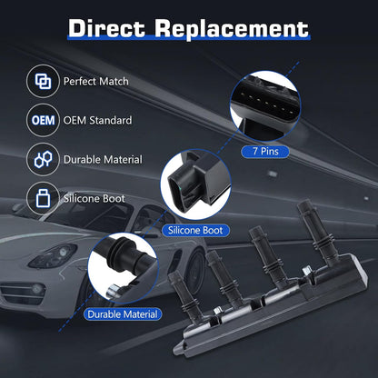 ya 9 10.24 UF669 Ignition Coil Pack for Buick Encore for Chevy for Cruze Sonic Volt 1.4L L4 D521C