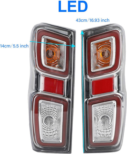 ya 10 9.16 zhengce L+R Led Tail Light Lamp for Isuzu D-max Pickup 2020-22