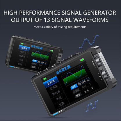 ya 16 10.20 baidi FNIRSI DS215H 50MHz 2-CH Oscilloscope Digital Signal Generator with 1 P6100 Probe