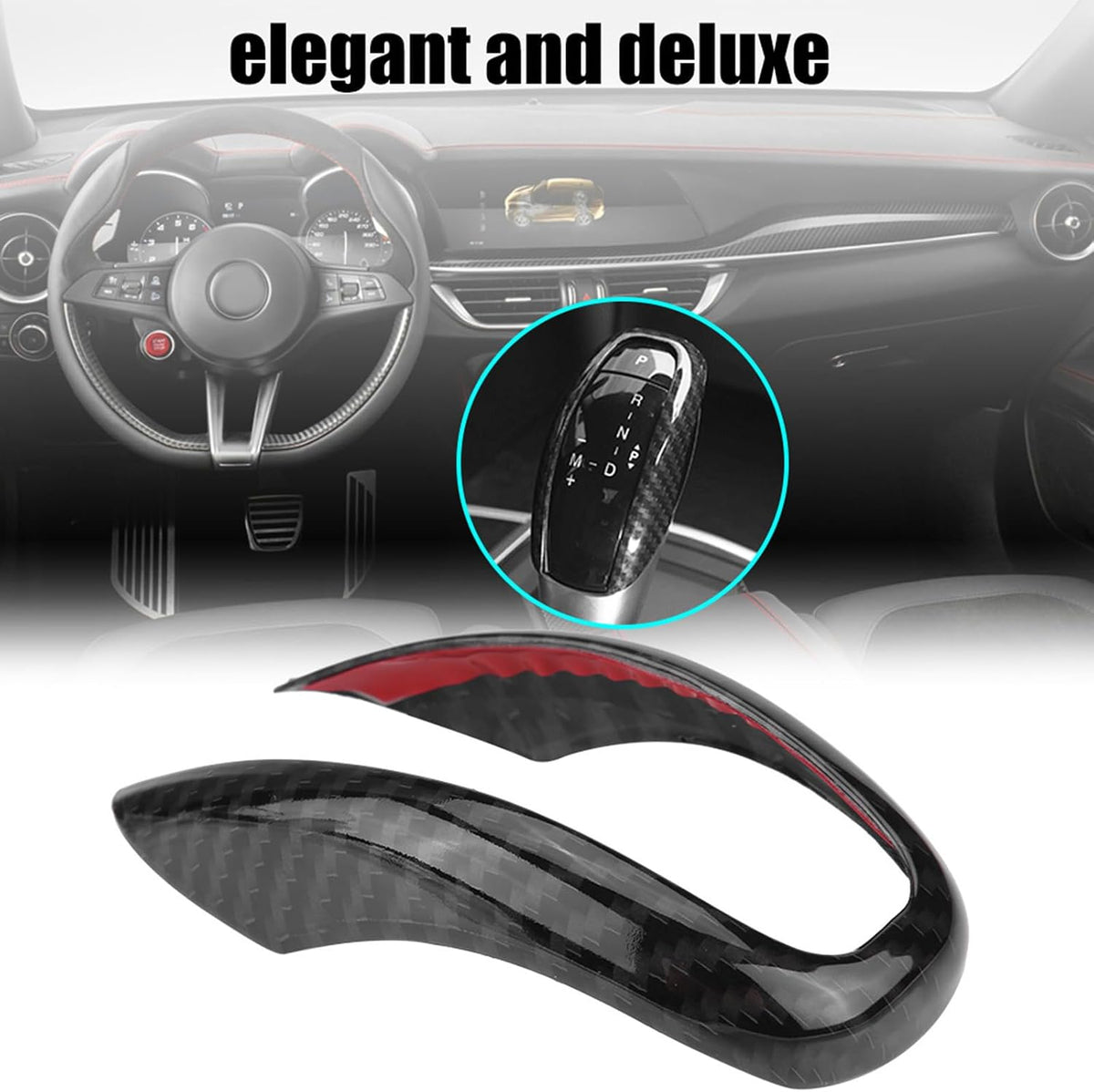 ya 4 8.14 Hot Car Auto Interior Gear Shifter Knob Ffor Rame Cover Trim for