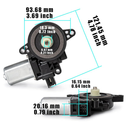 ya 6 8.24 baidi D651-59-58X for Mazda 2 3 6 2010-2013 Front Left Driver Side Door Window Motor