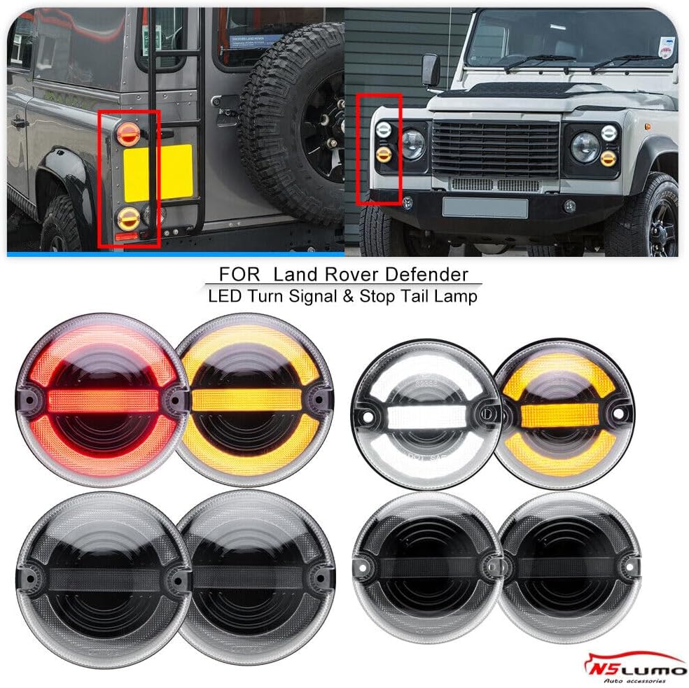 ya 7 8.24 baidi LED turn signal position stop tail light for 95-16 for Land Rover for Defender 90 110 130