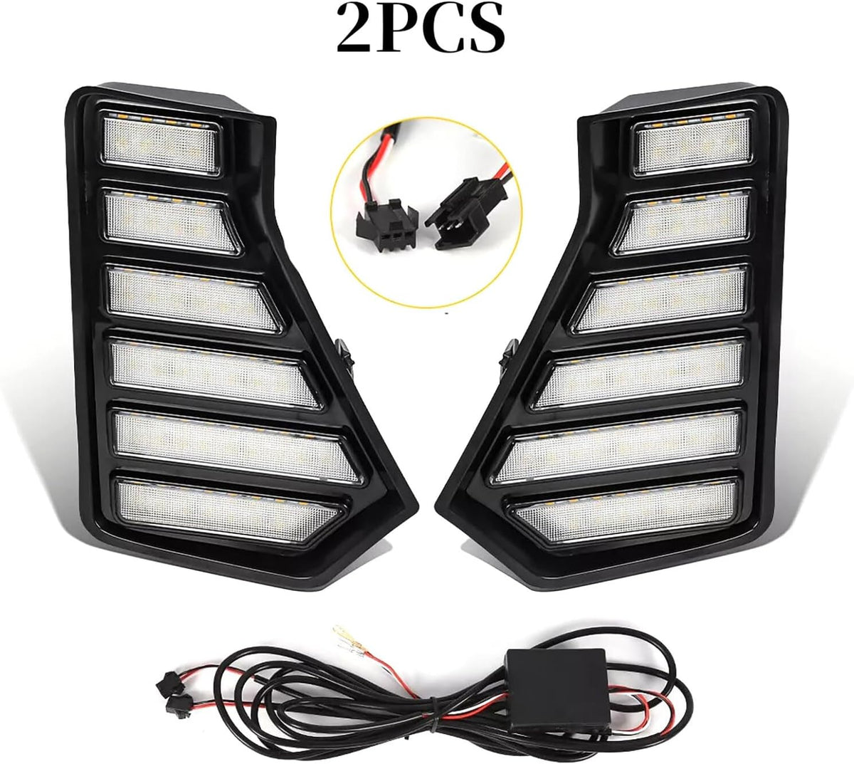 ya 9 10.24 Front LED Fog Light Daytime Running Lamp Accessories for Toyota Tacoma 2024-25