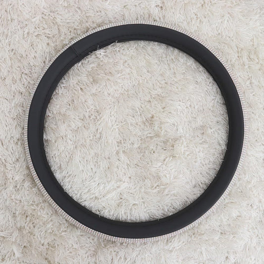 ya 4 8.14 Fashionable Rhinestone Car Steering Wheel Cover Anti-slip Wheel Sleeve
