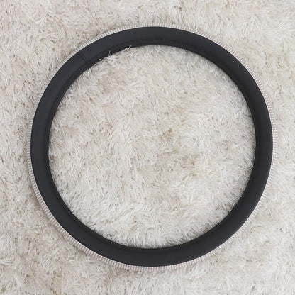 ya 14 9.20 zhengce Fashionable Rhinestone Car Steering Wheel Cover Anti-slip Wheel Sleeve-1