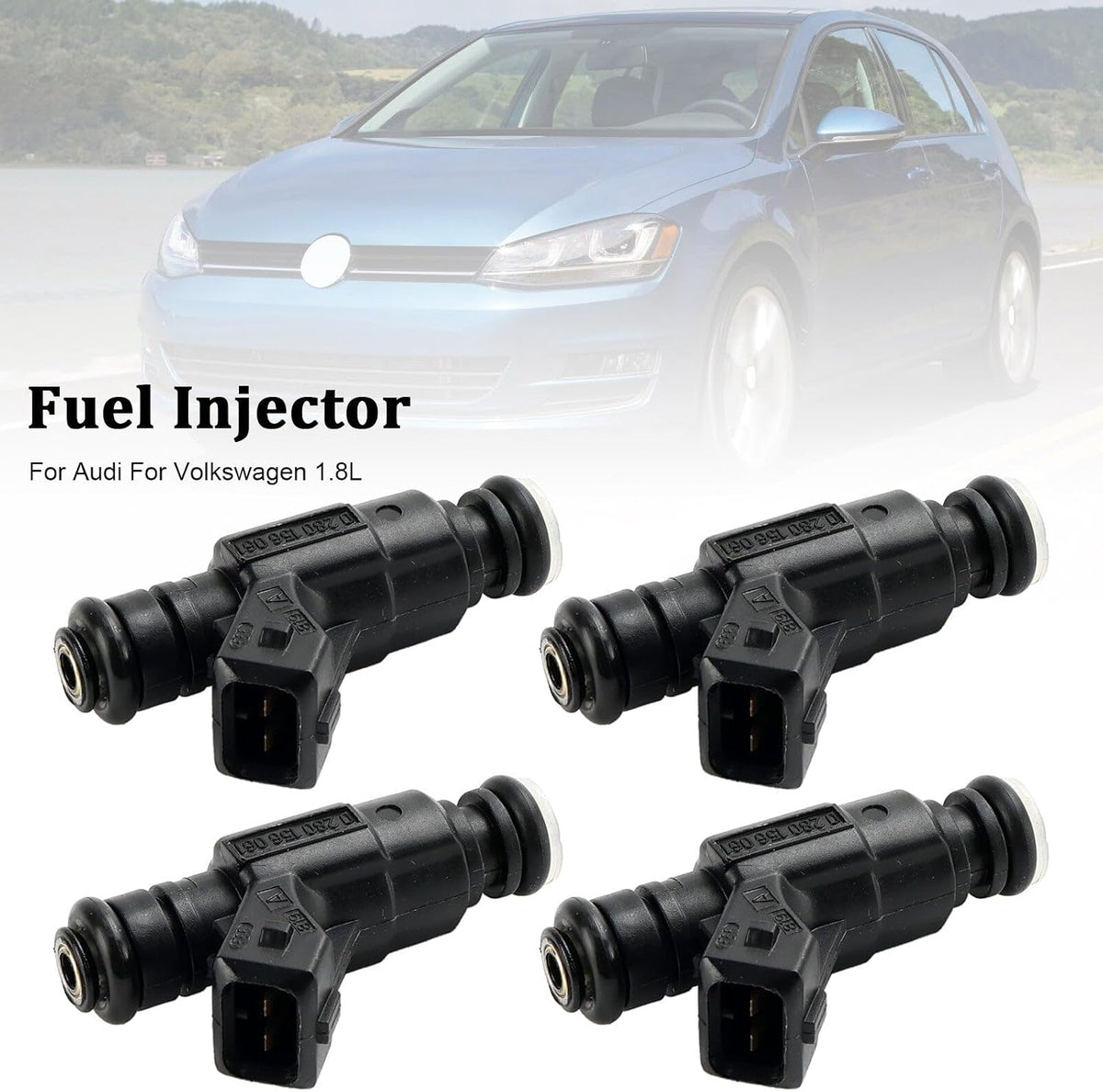 ya 14 9.20 zhengce 4PCS Fuel Injector 0280156061 for Audi for VW 1.8L 852-12184-1