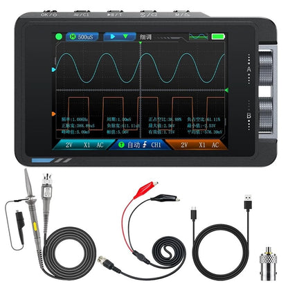 ya 16 10.20 baidi FNIRSI DS215H 50MHz 2-CH Oscilloscope Digital Signal Generator with 1 P6100 Probe