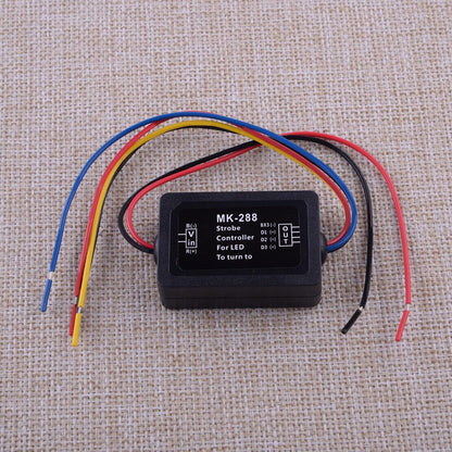 ya 4 8.24 baidi Universal 3 Step Sequential Chasing Flasher Light Module Box Stop Turn Signal Light Accessories 