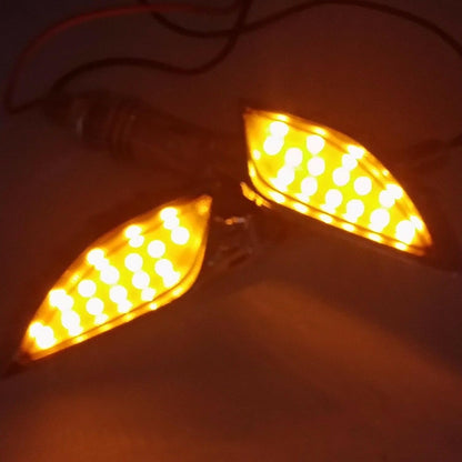 ya 11 9.14 zhengce 2 Pieces Motorcycle LED Turn Signal Lights for Kawasaki for KTM Victory for
