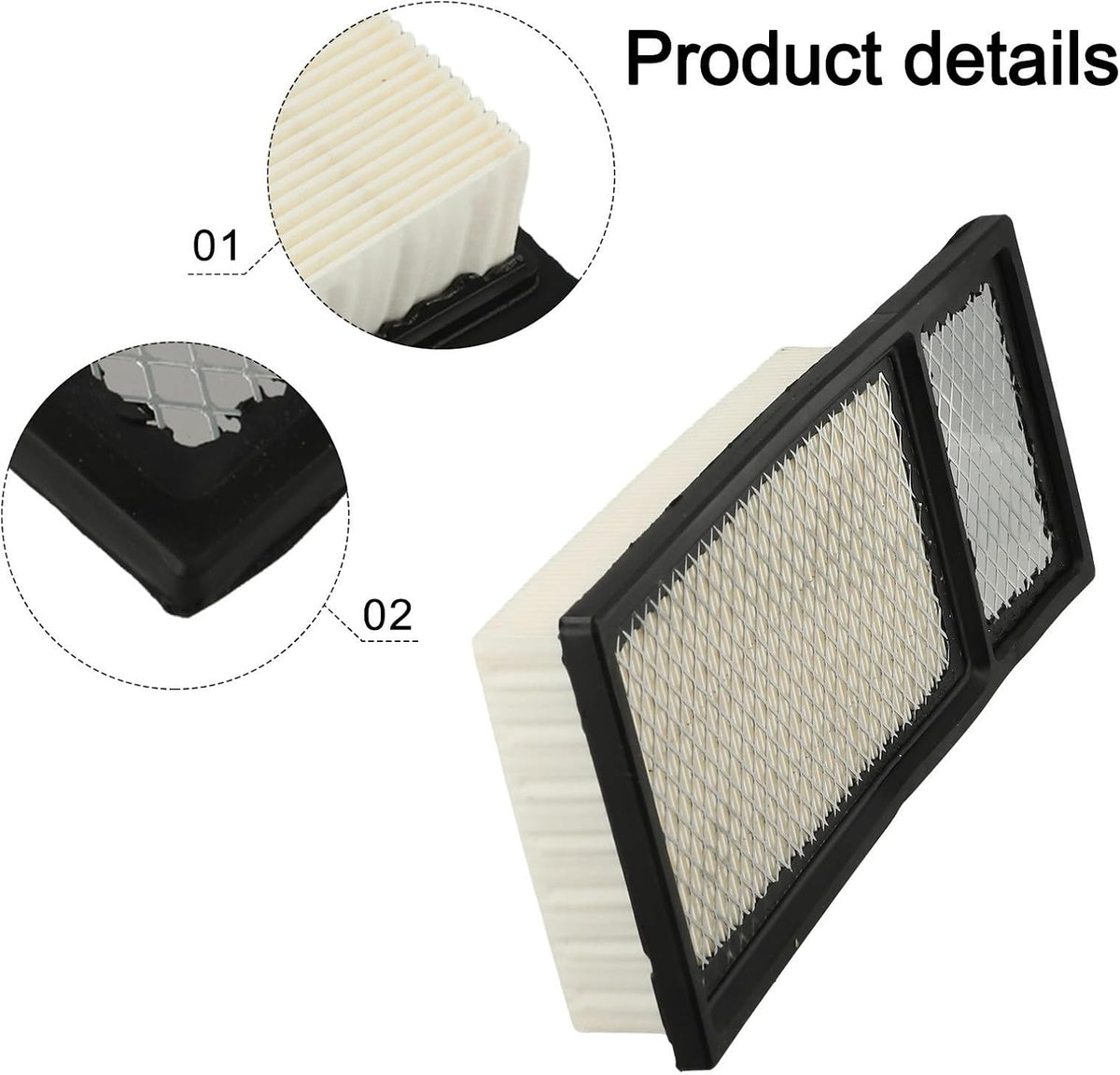 ya 26 10.21 baidi Air Filter Replacement Compatible with for EZGO Golf Carts Model 72368G01-2