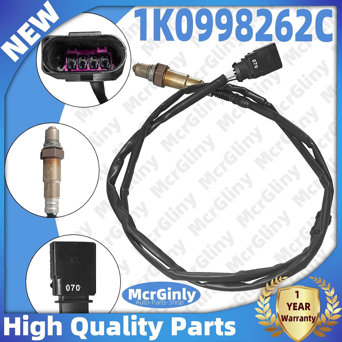 ya 9 10.24 Rear Downstream Oxygen Sensor for Audi Q7 for VW CC for Passat Touareg 1K0998262C
