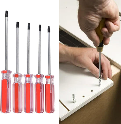 ya 26 10.21 baidi 5pcs Torx-Screwdriver Set Magnetic-Torx Star Bit Driver For Repairing Tools-2