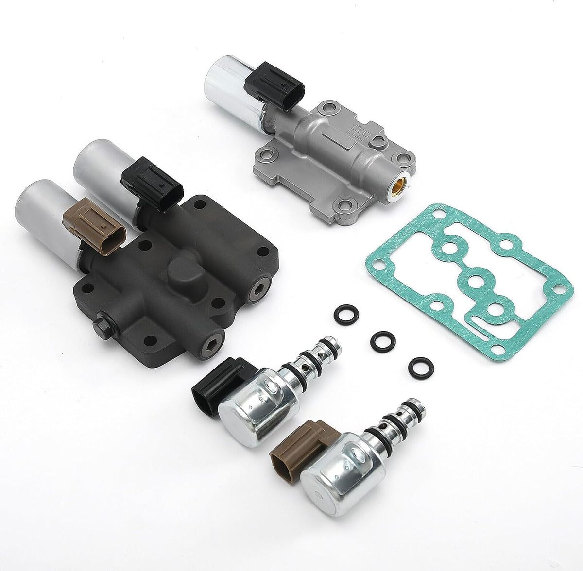 ya 10 9.16 baidi 4-Pack Transmission Solenoid Valve Kit for Honda Odyssey for Accord Pilot TL MDX 28250P7W003-