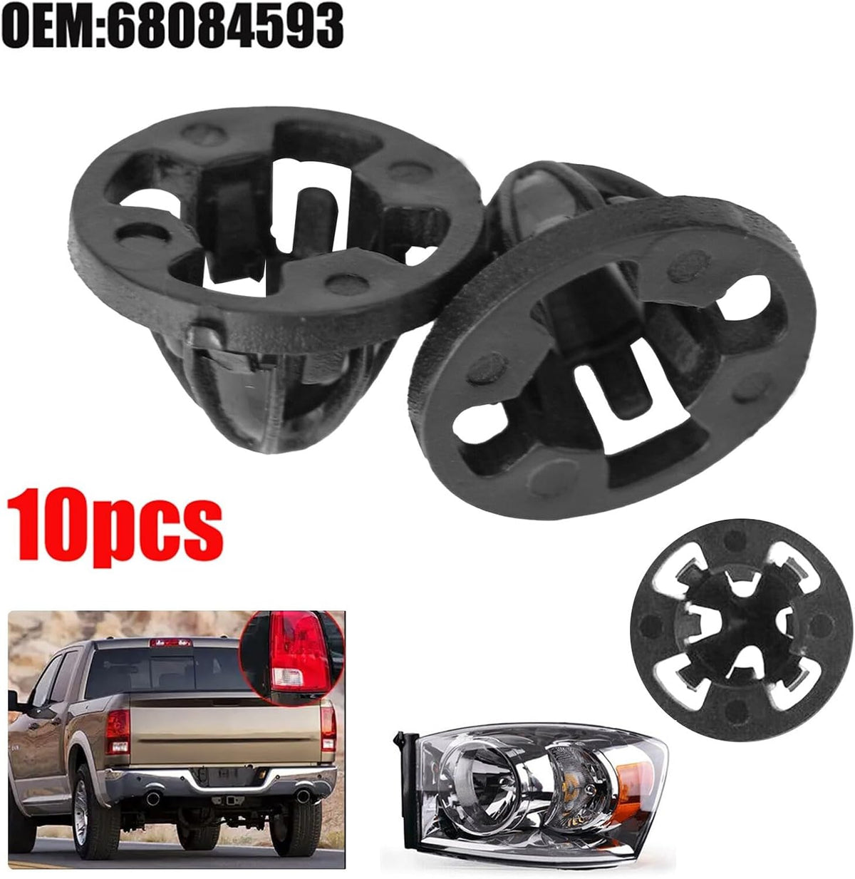 ya 13 9.15 baidi Proper Tail Light Mounting with Tail Light Grommet Retainer Clips