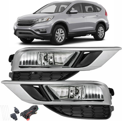 ya 9 10.24 Suitable for Honda CRV 2015-2016 front fog light + wire + switch kit