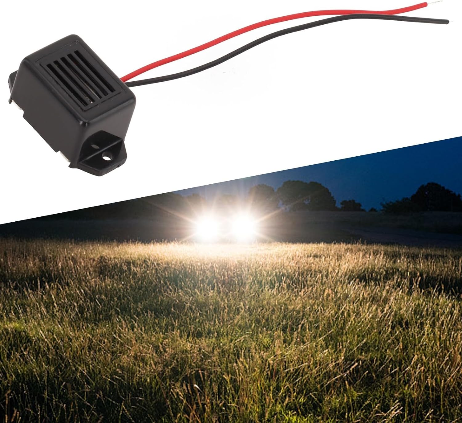 ya 2 8.15 1PCS Car Light-off System Control Black Beeper 12V 75dB Adapter Cable