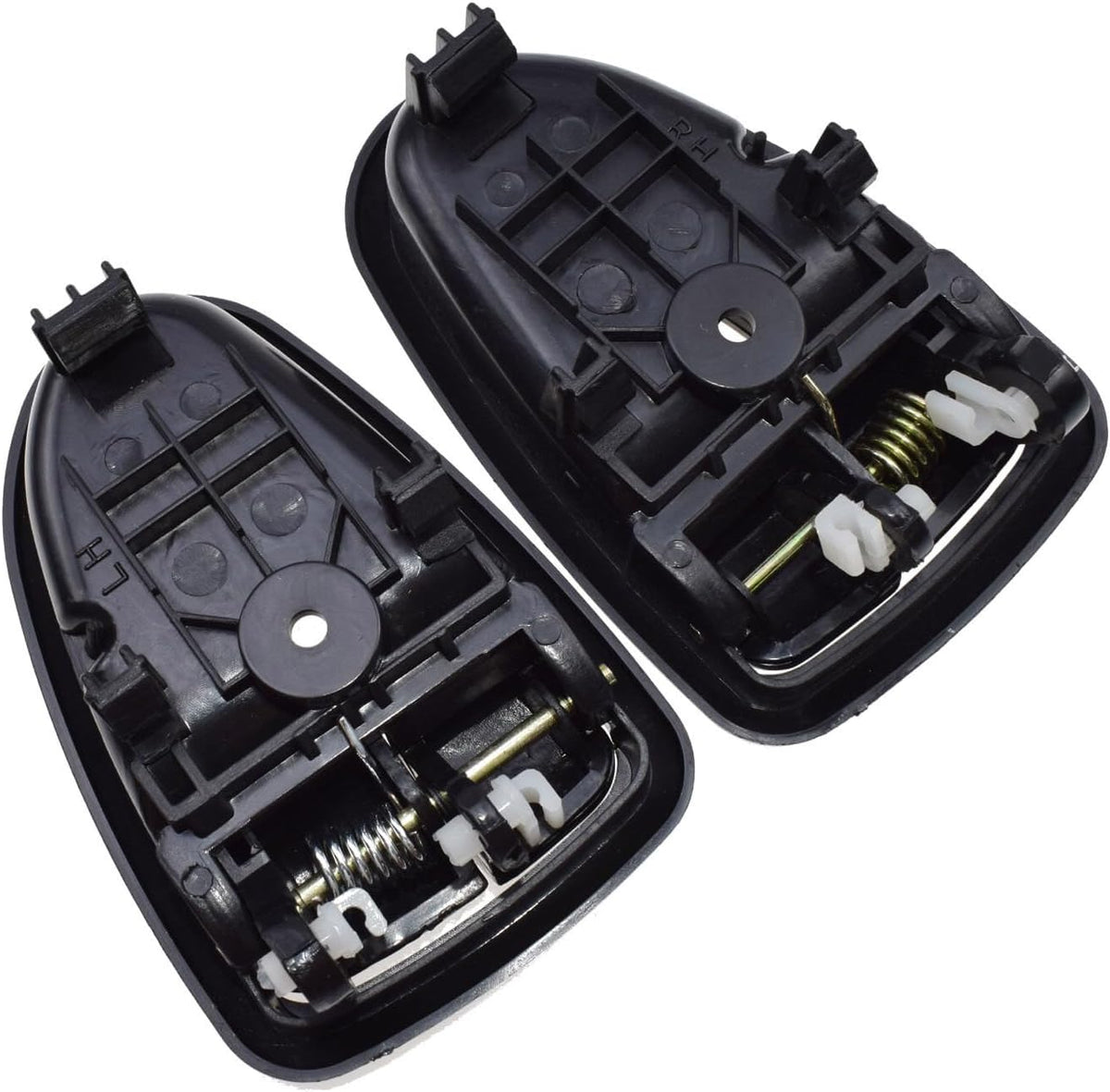 ya 4 8.14 Pair of Interior Door Handles Black Left and Right for Hyundai Accent 2000-2006