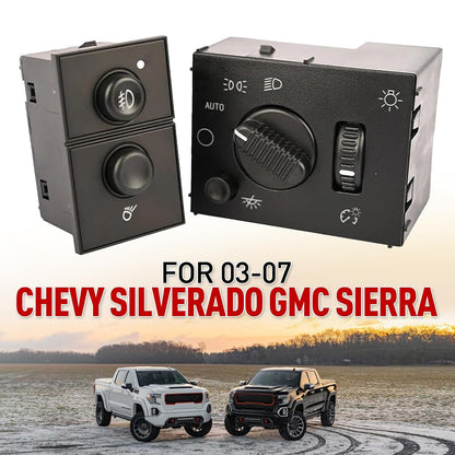 ya 6 8.24 baidi The Fog Light Switch and Headlight Switch are Suitable for Chevrolet Silverado GMC Sierra 1500
