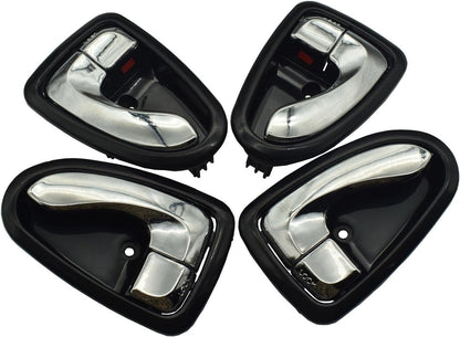 ya 4 8.8.2 Suitable for Modern Accent Interior Door Handle Front and Rear Left 4 Piece Set 