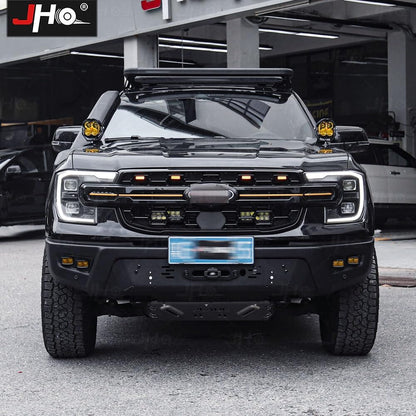 ya 7 8.24 baidi 4X Amber LED Front Grille Light for Ford Ranger 2023-2025 With Remote Controller