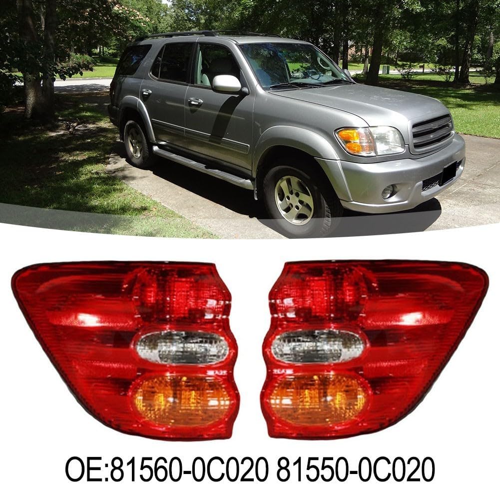ya 13 9.15 baidi Car Rear Light Taillight 815500C020 815600C020 For Sequoia 2000-2003