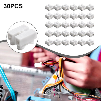 ya 16 10.20 baidi 30Pcs CH2 Spring Quick Wire-Connector Cable Clamp Term l Block LED Strip-Light