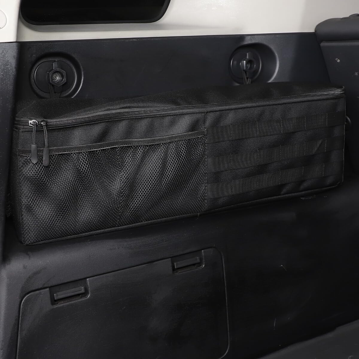 ya 2 8.15 2 * Black Car Trunk Side Storage Box Net Pockets for Toyota *ta FJ Cruiser 2007-21