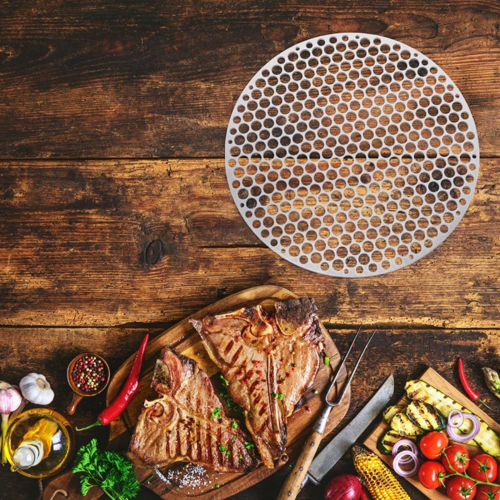 ya 2 8.15 Grill Pan Indoor Charcoal Stainless Steel Barbecue Mesh Camping Outdoor
