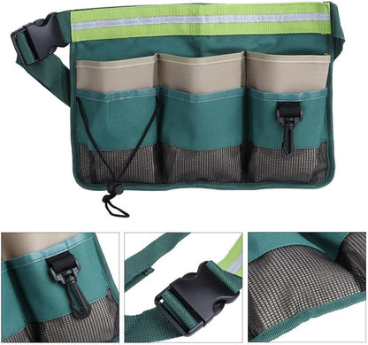 ya 26 10.21 baidi Multi Pocket Garden Tool Bag Waist Hanging Pouch Organizer With Adjustable