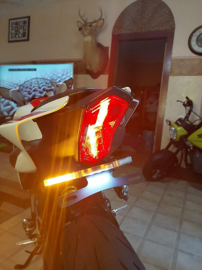 ya 13 9.15 baidi Fender Eliminator LED Turn Signal Tail Tidy License Plate for Yamaha MT-07 FZ07