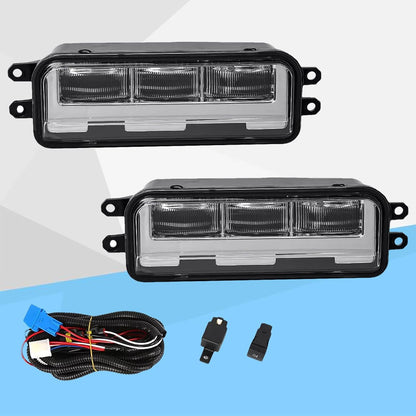 ya 4 8.14 LED Fog Lights Driving Lamps Kit Left+Right For 2022-2024 for Toyota Tundra Bumper