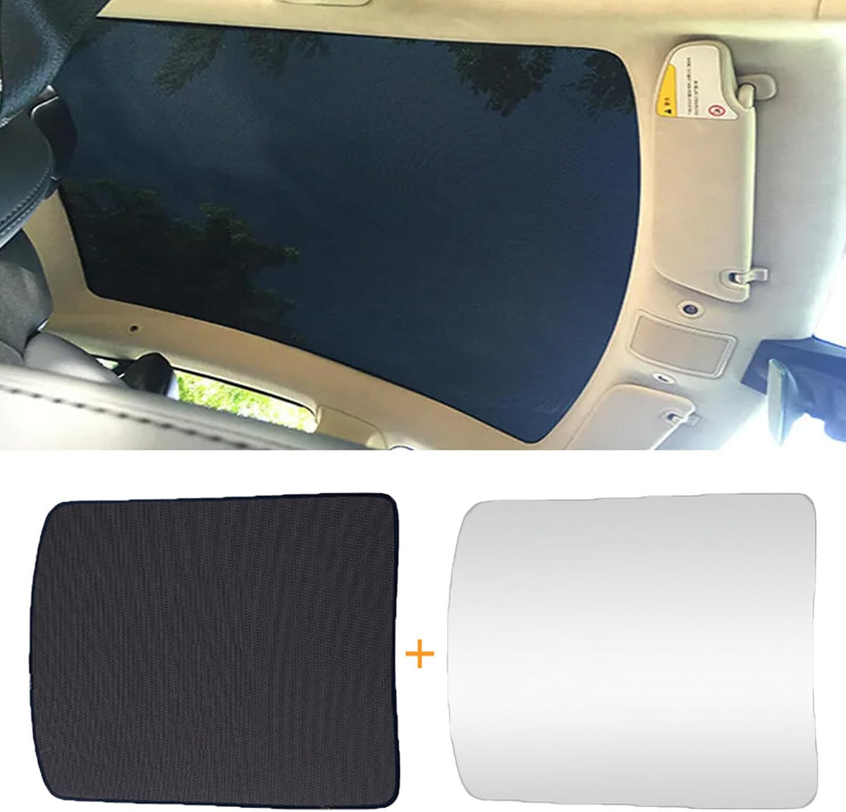 ya 4 8.8.2 UV Reflection Roof Sunshade Window Sunroof Cover for Tesla Model S 2015-2020 PgQ