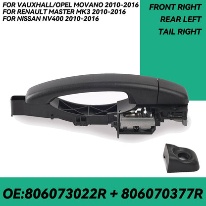 ya 10 9.16 baidi Front Right Door Handle for Renault Master MK3 Vauxhall Movano 10-16 806079208R