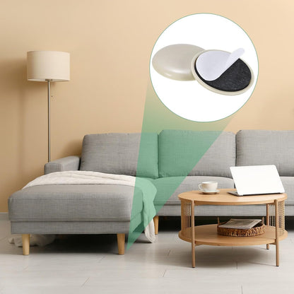 ya 26 10.21 baidi 3.5x3.5 Furniture Sliders, 16 Pcs Square Moving Furniture Slider Pads, Khaki