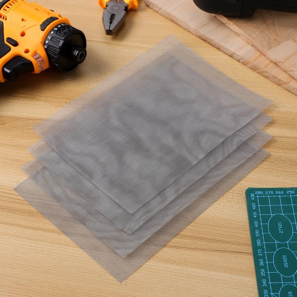 ya 4 8.14 5PCS Welding Mesh Metal Wire Vent Mesh Welding Mesh Bumper Repair Mesh Wire