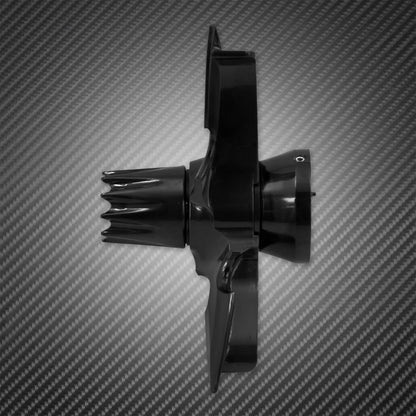 ya 7 8.24 baidi ABS Spun Blade Spinning Front Axle Cap Nut Cover Fit for Harley FLH XL 883 Dyna