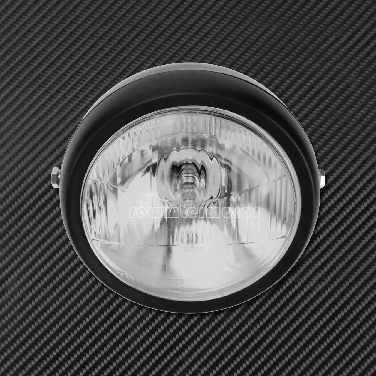 ya 6 8.24 baidi 6 Round Motorcycle Headlight Grill Clear Cover Fit for Harley Copper Cafe Racer