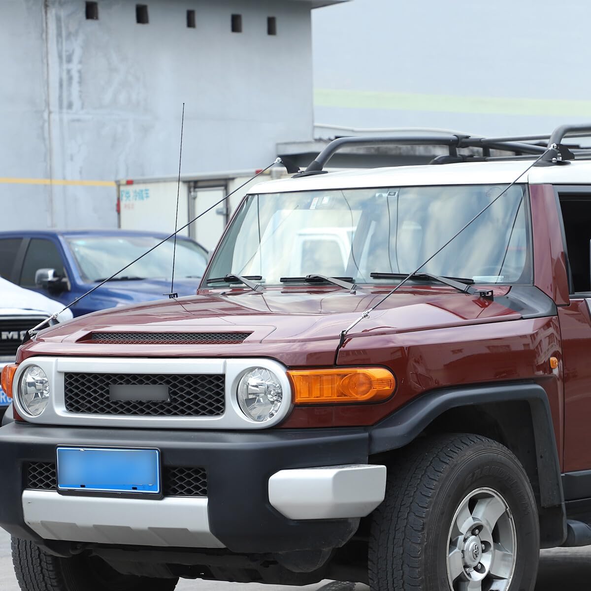 ya 5 8.24 baidi Steel front hood bracket wire rope pull for Fengyang*ta FJ Cruiser 2007-2021 USA