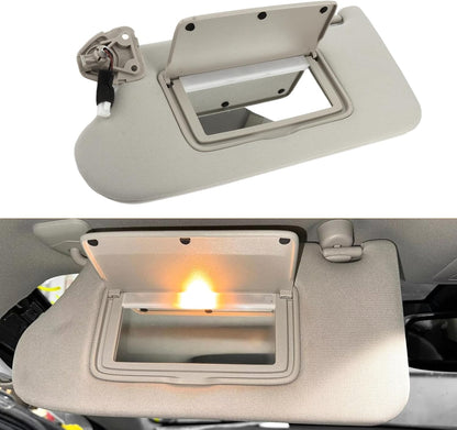 ya 11 9.14 baidiLeft Driver Side Sun Visor w/Lamp for Nissan Maxima 2016-2021 96401-9DE0A Gray