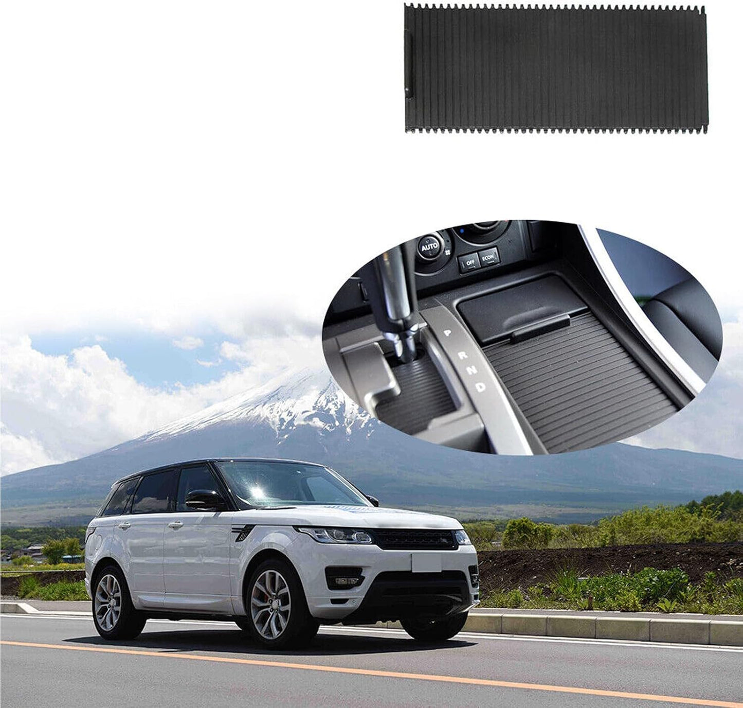 ya 5 8.10 Center Console Cup Holder Cover Sliding Roller Blind for Range for Rover Sport