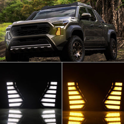 ya 3 8.24 baidi Suitable for Toyota Tacoma 2024-2025 Fog Light DRL LED Daytime Running Light 1 Set 