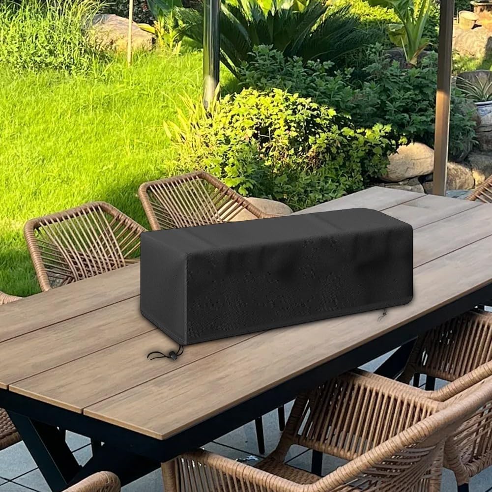 ya 26 10.21 baidi Patio Fireplace Cover 28 Inch tangular Waterproof with Adjustable Drawstring